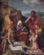 Dead Christ and Virgin mary Andrea del Sarto